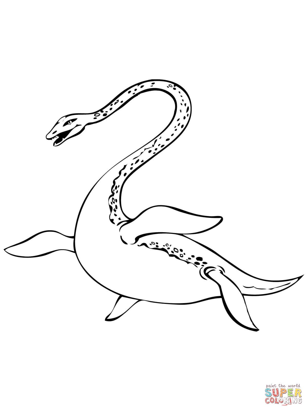 Loch Ness Monster Coloring Page Printable | Monster coloring pages, Loch  ness monster, Coloring pages