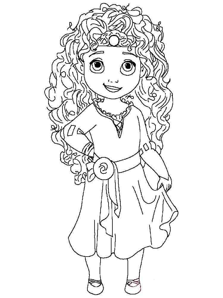 Little Princess coloring pages