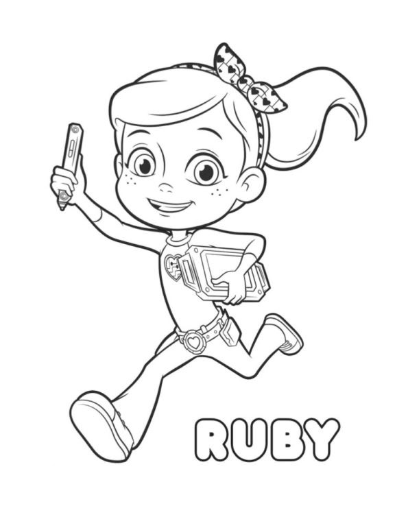 Rusty Rivets Coloring Pages - Free Printable Coloring Pages for Kids