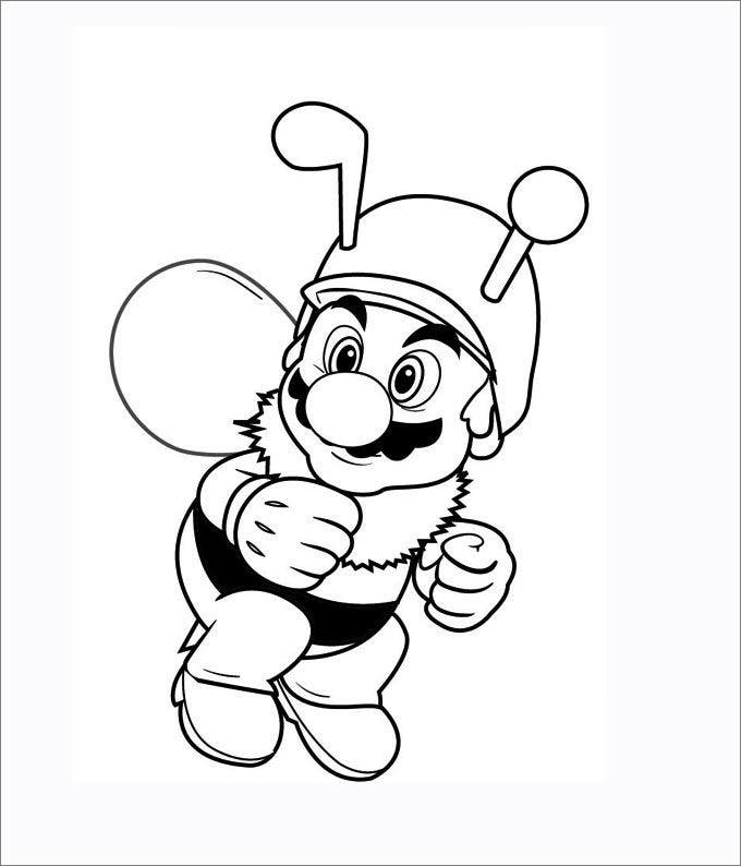 Mario Coloring Pages - Free Coloring Pages