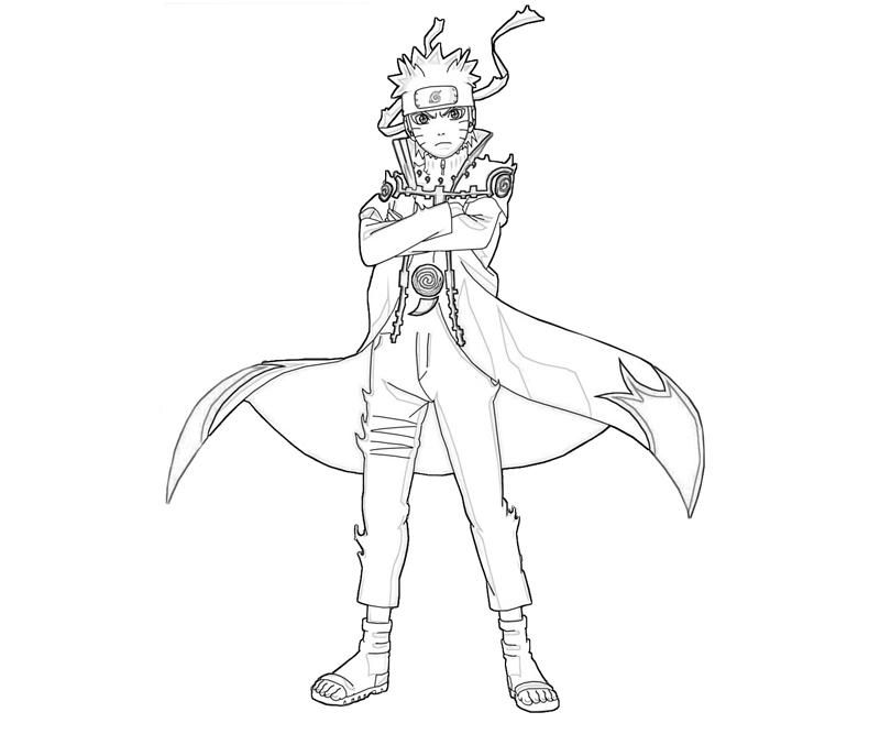 Uzumaki Naruto Coloring Pages | Cartoon Coloring pages of ...