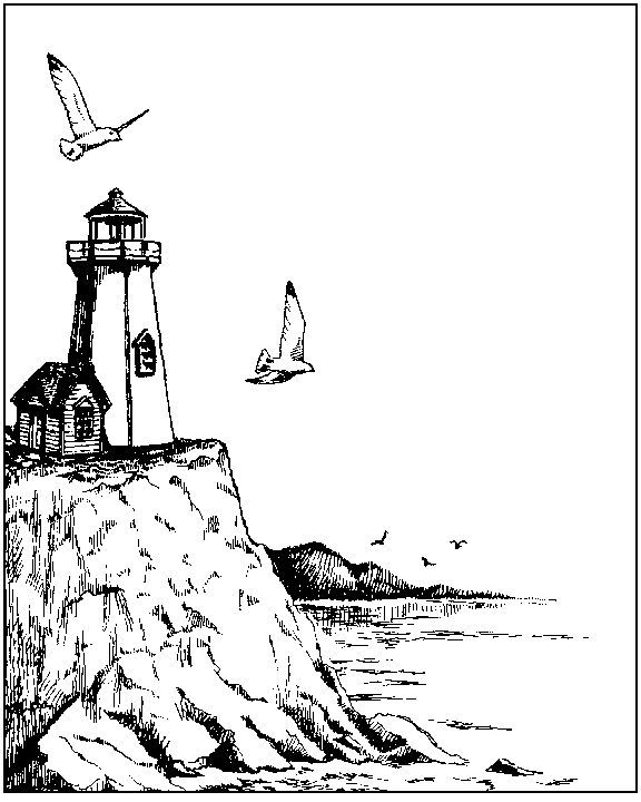 Coloring, Lighthouses and Coloring pages