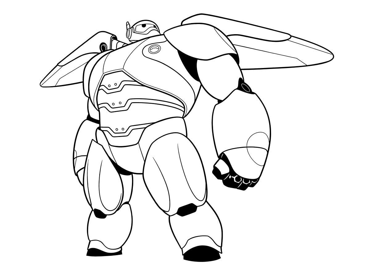 Big Hero 6 coloring pages | Print and Color.com