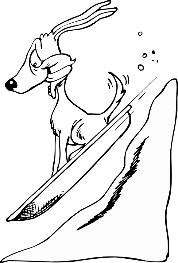 How To Draw A Sled Dog - ClipArt Best