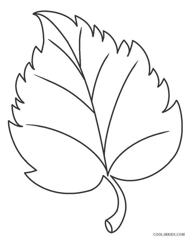 Free Printable Leaf Coloring Pages For Kids