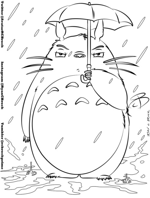 Lonely Artist — RCBrock Here! This week I made a coloring page of...