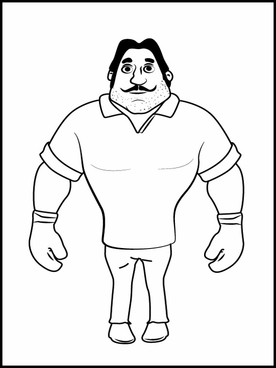 Motu Patlu Printable Coloring Pages 3