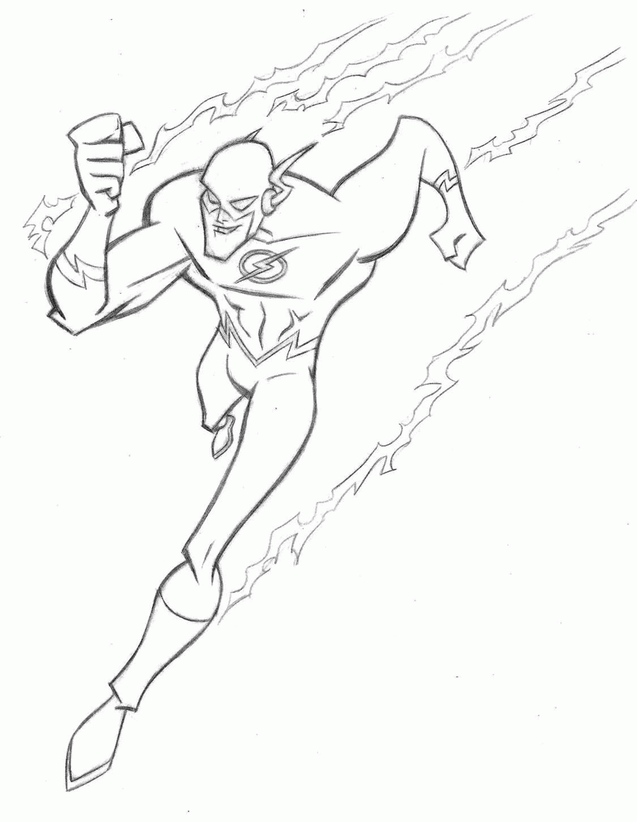 Convenient Running Flash Superhero Coloring Pages Crafts Pinterest ...