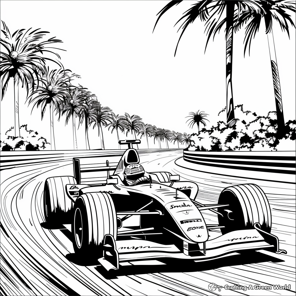 F1 Coloring Pages - Free & Printable!