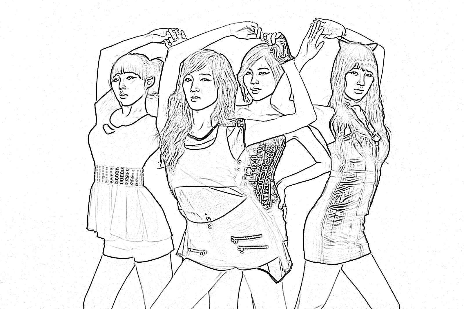 Anti Kpop-Fangirl: your very own kpop coloring book