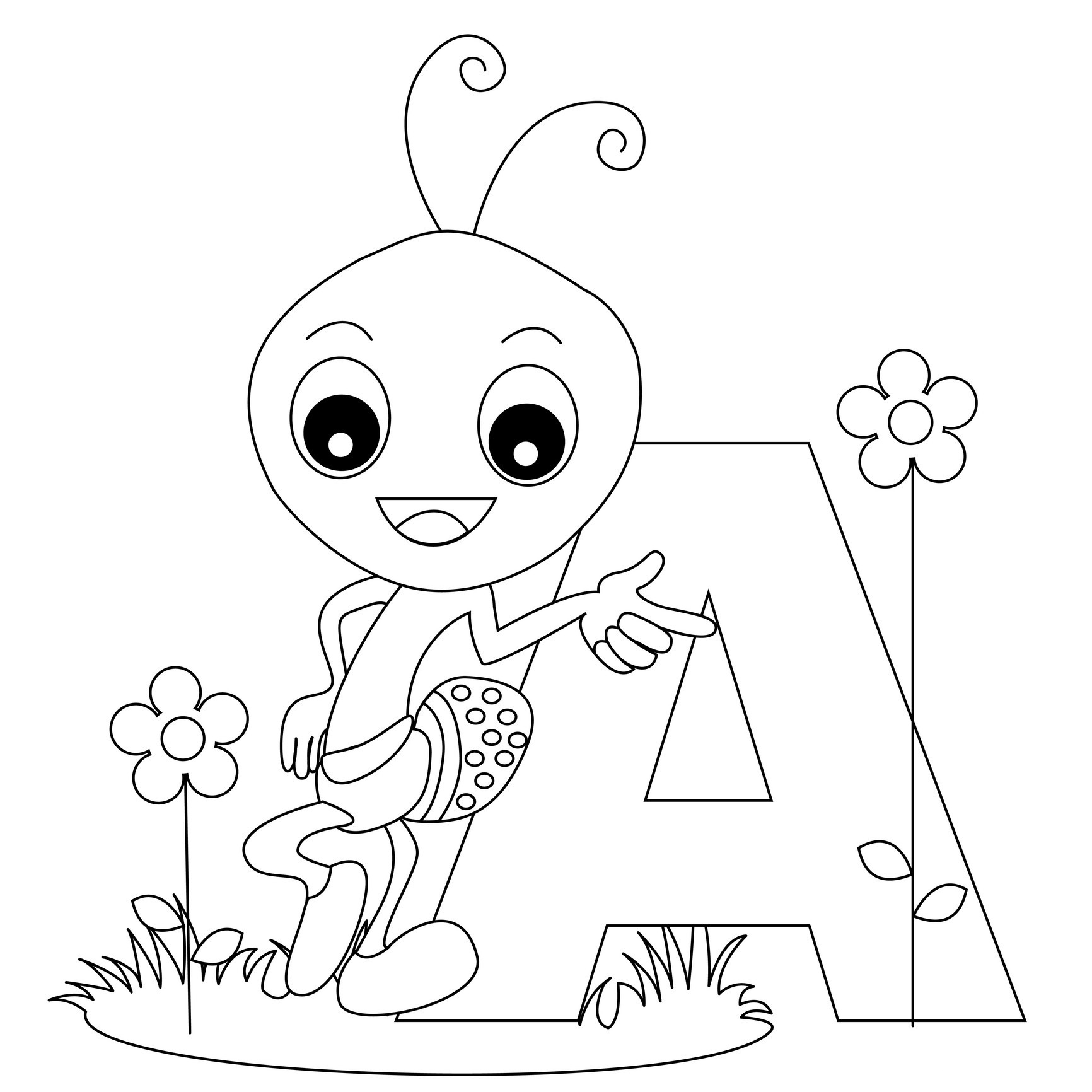 Free Printable Alphabet Coloring Pages for Kids - Best Coloring Pages For  Kids