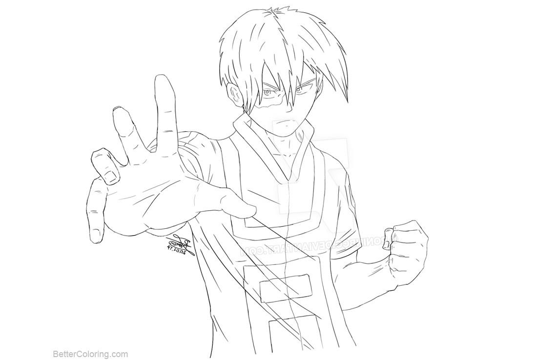 Free Boku No Hero Academia Coloring Pages Todoroki lineart by roninbcg  Printable for Kids a… | Avengers coloring pages, Chibi coloring pages,  Cartoon coloring pages