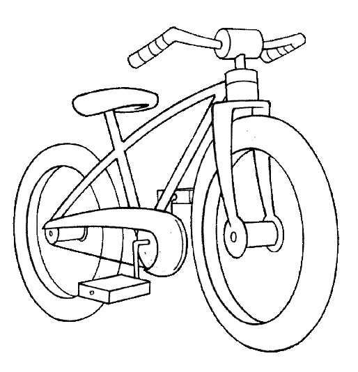 10 kids coloring pages bicycle - Print Color Craft