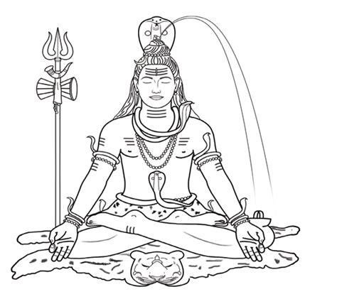 Lord Shiva Coloring Pages - Learny Kids