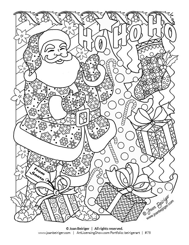 Free 92 Page Holiday Coloring Book | Free christmas coloring pages ...