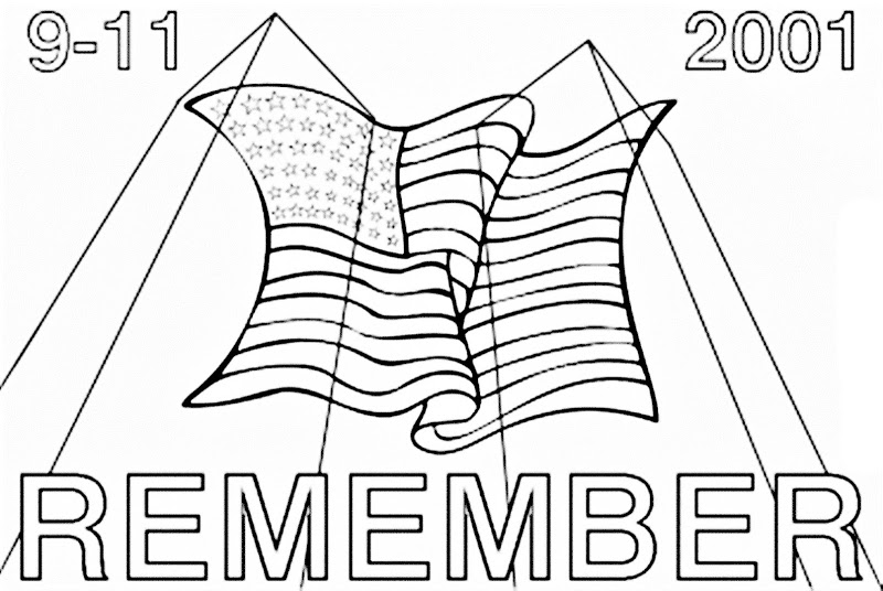 September 9 11 Coloring Page