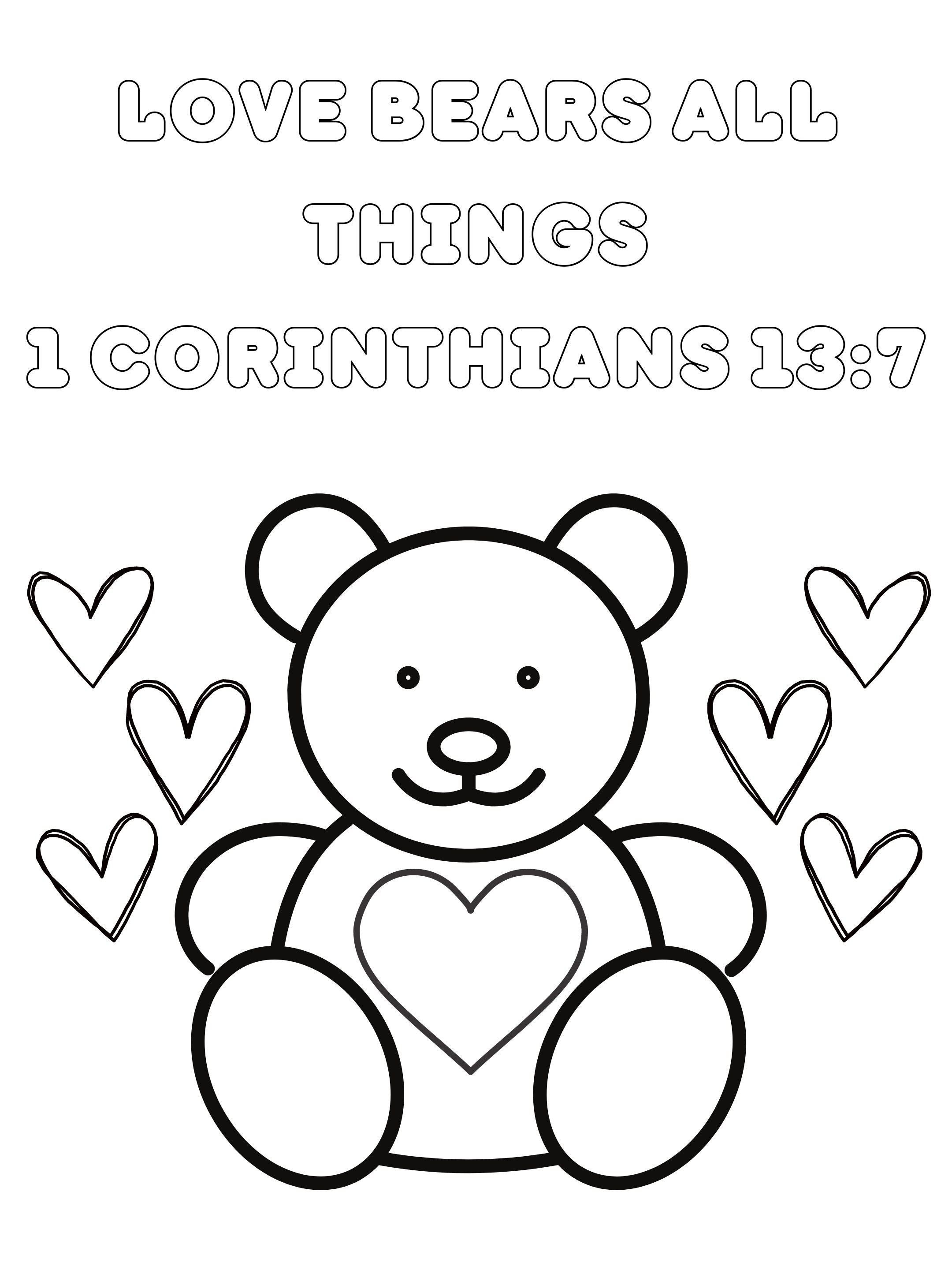 1 Corinthians 13 Word Search and ...