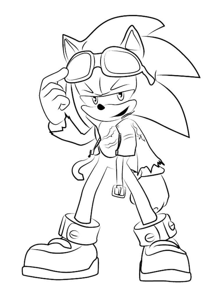 Super Sonic The Hedgehog Coloring Pages ...