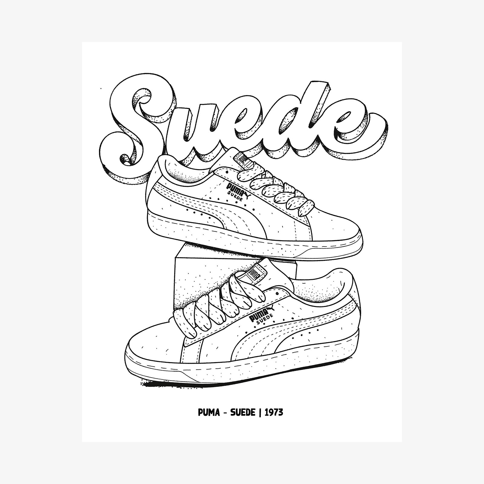 Sneaker Colouring Book – Throwback