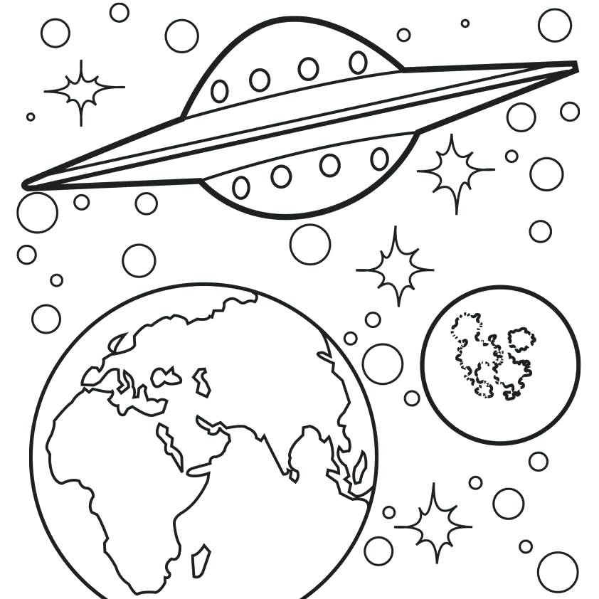 Galaxy Coloring Pages for Kids