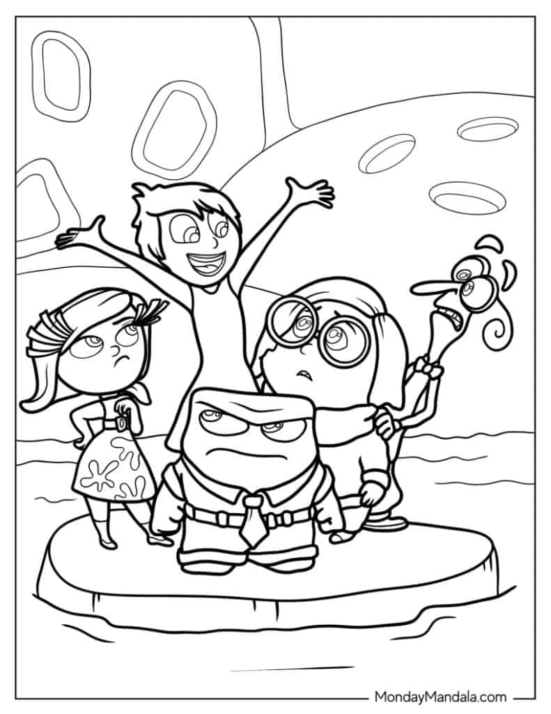 28 Inside Out Coloring Pages (Free PDF ...