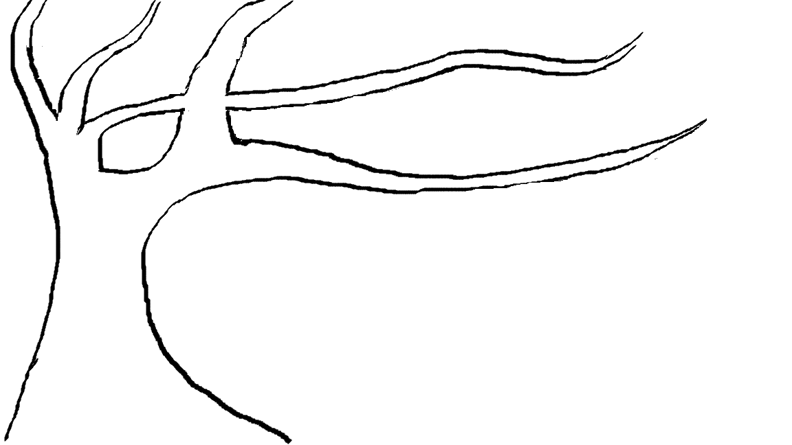 Coloring Page Tree Branch - High Quality Coloring Pages