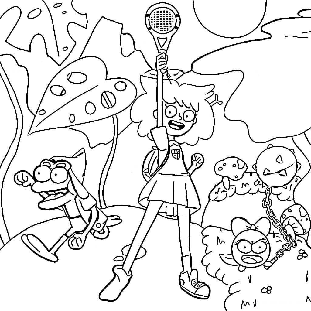 Disney Amphibia Coloring Pages - Free Printable Coloring Pages for Kids