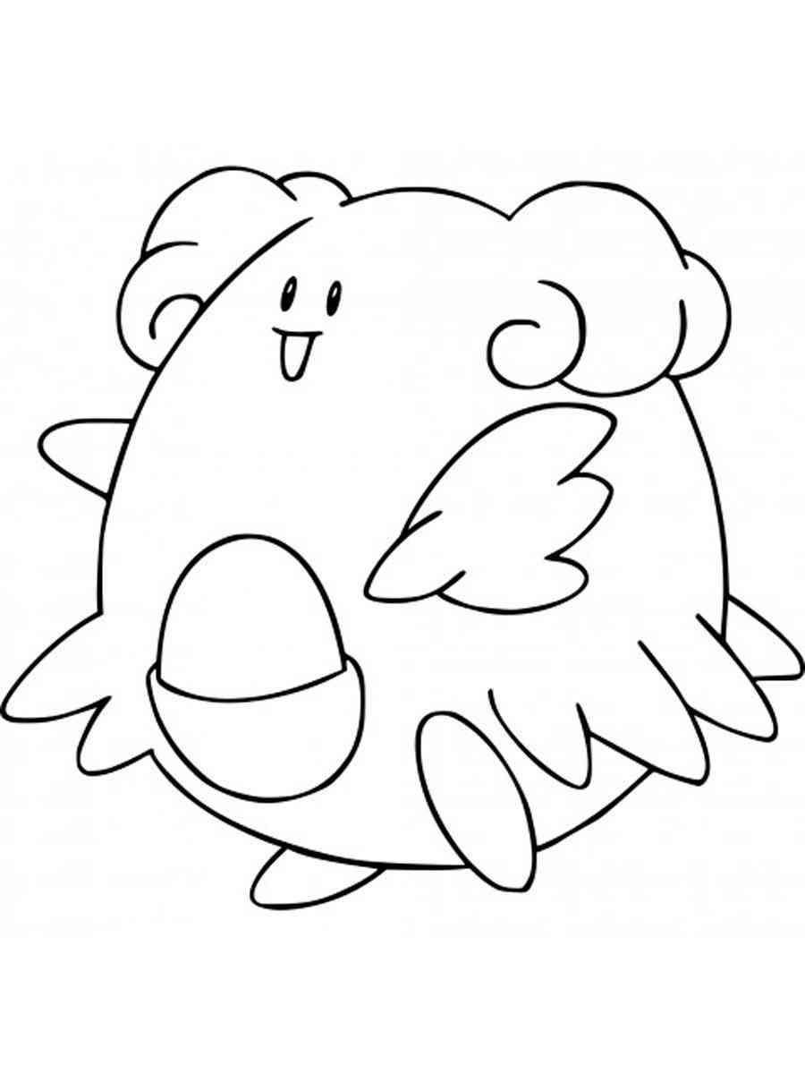 Pokemon Blissey coloring pages - Free Printable