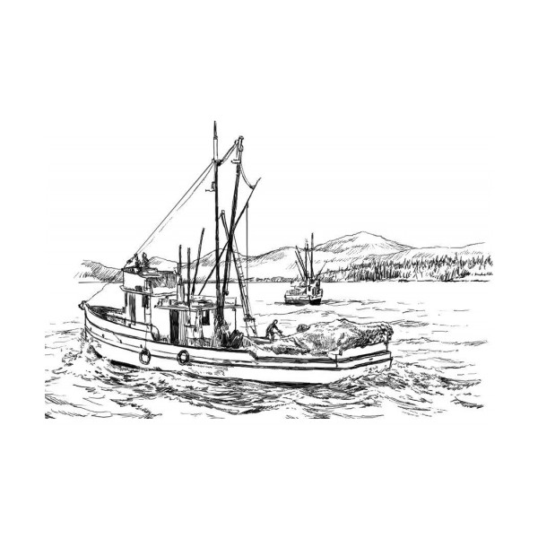 Fishing Boat Coloring Pages - Get Coloring Pages