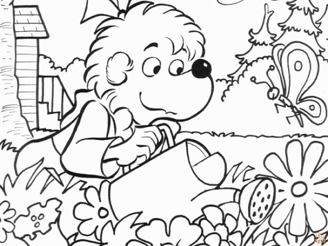 Free Berenstain Bears Coloring Page For Kids. Printable And Easy ...