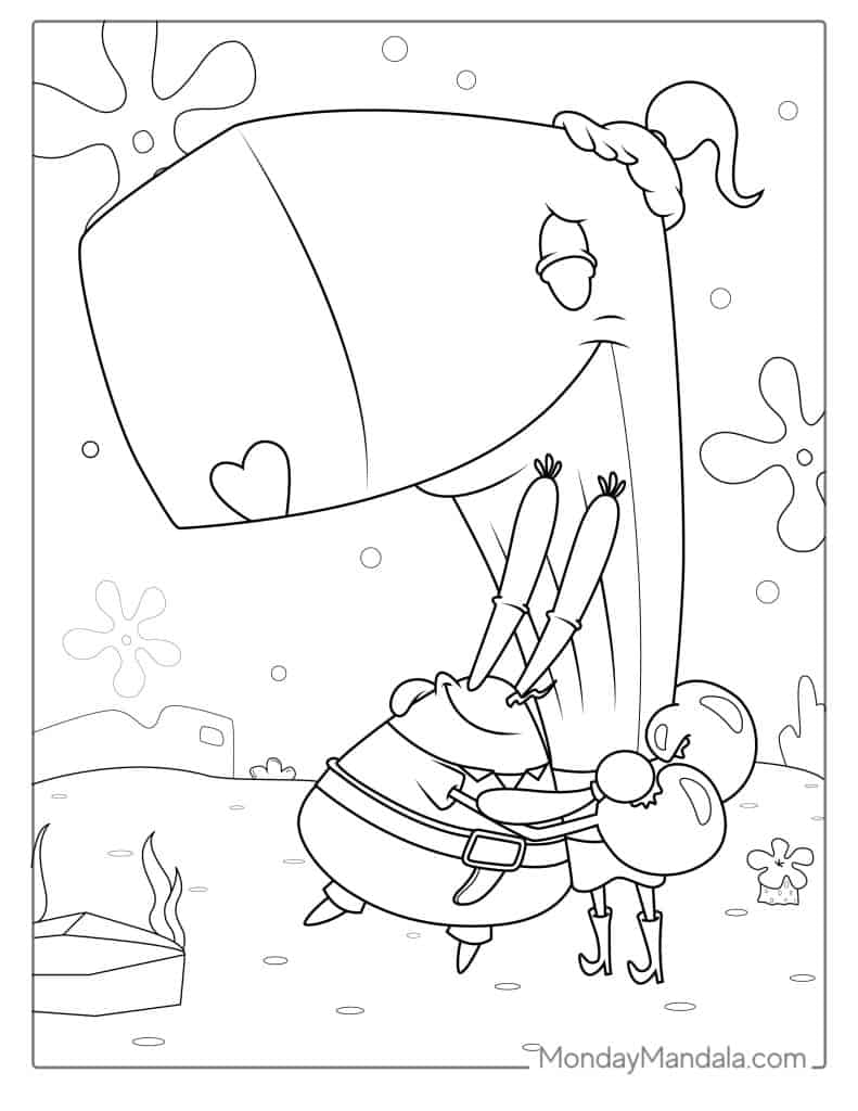 32 SpongeBob Coloring Pages (Free PDF Printables)