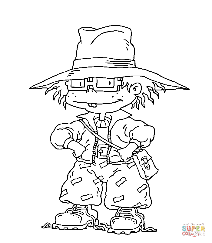 Funny Chuckie coloring page | Free Printable Coloring Pages