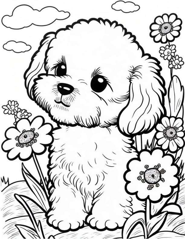 10 Cute Coloring Pages! - The Graphics Fairy