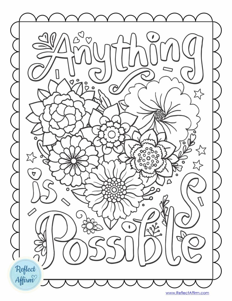 Growth Mindset Coloring Pages - Reflect ...