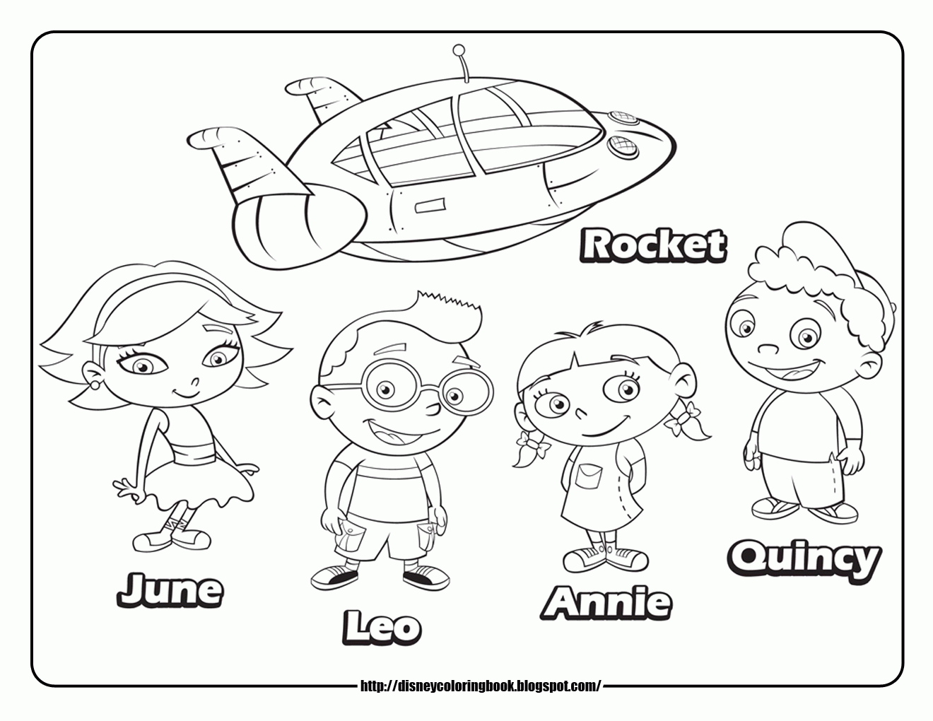 Little Einsteins Coloring Pages - Colorine.net | #12138