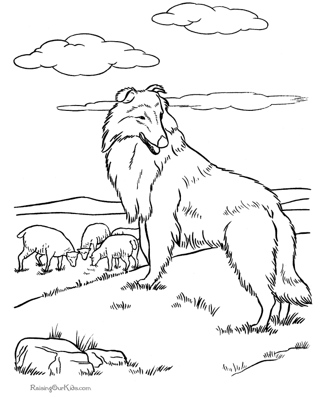 coloring pages of puppies and dogs - High Quality Coloring Pages