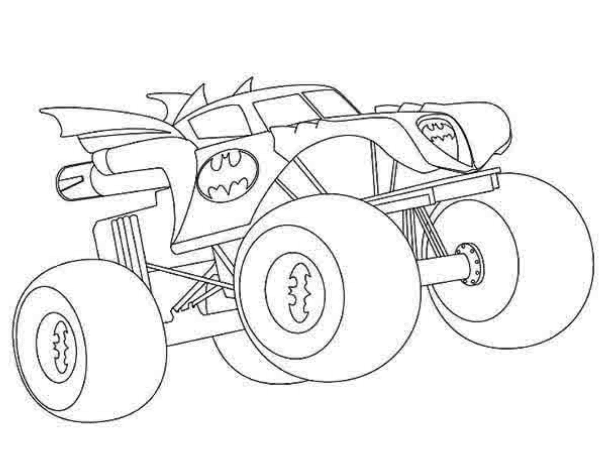 Free monster jam monster truck coloring pages with Monster Jam ...