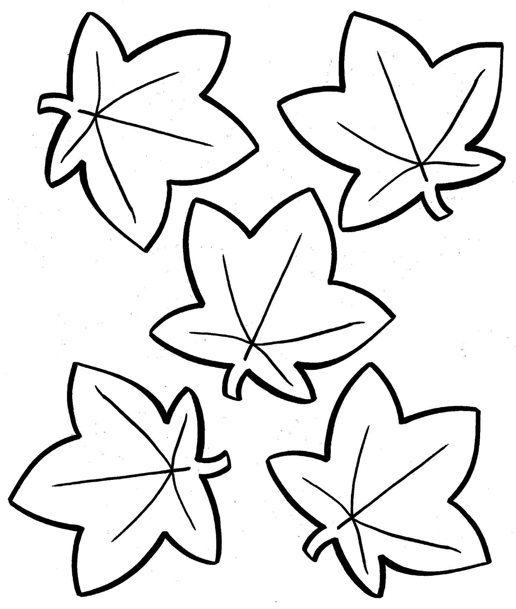 Fall Leaves Coloring Pages Printable Autumn Leaves Coloring Page ... -  ClipArt Best - ClipArt Best