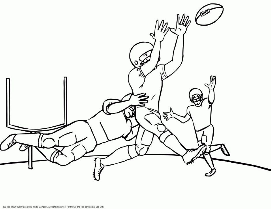football tackle coloring pages - Clip Art Library