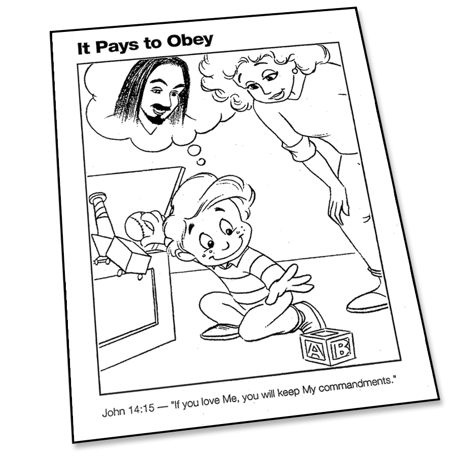 Ten Commandments - Coloring Page - Super Church