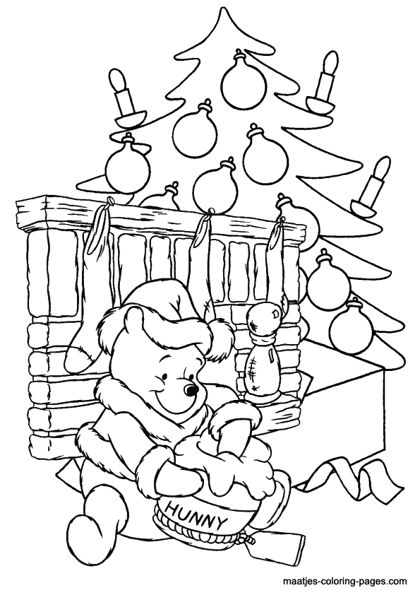 8 Pics of Winnie The Pooh Christmas Coloring Pages - Winnie Pooh ...