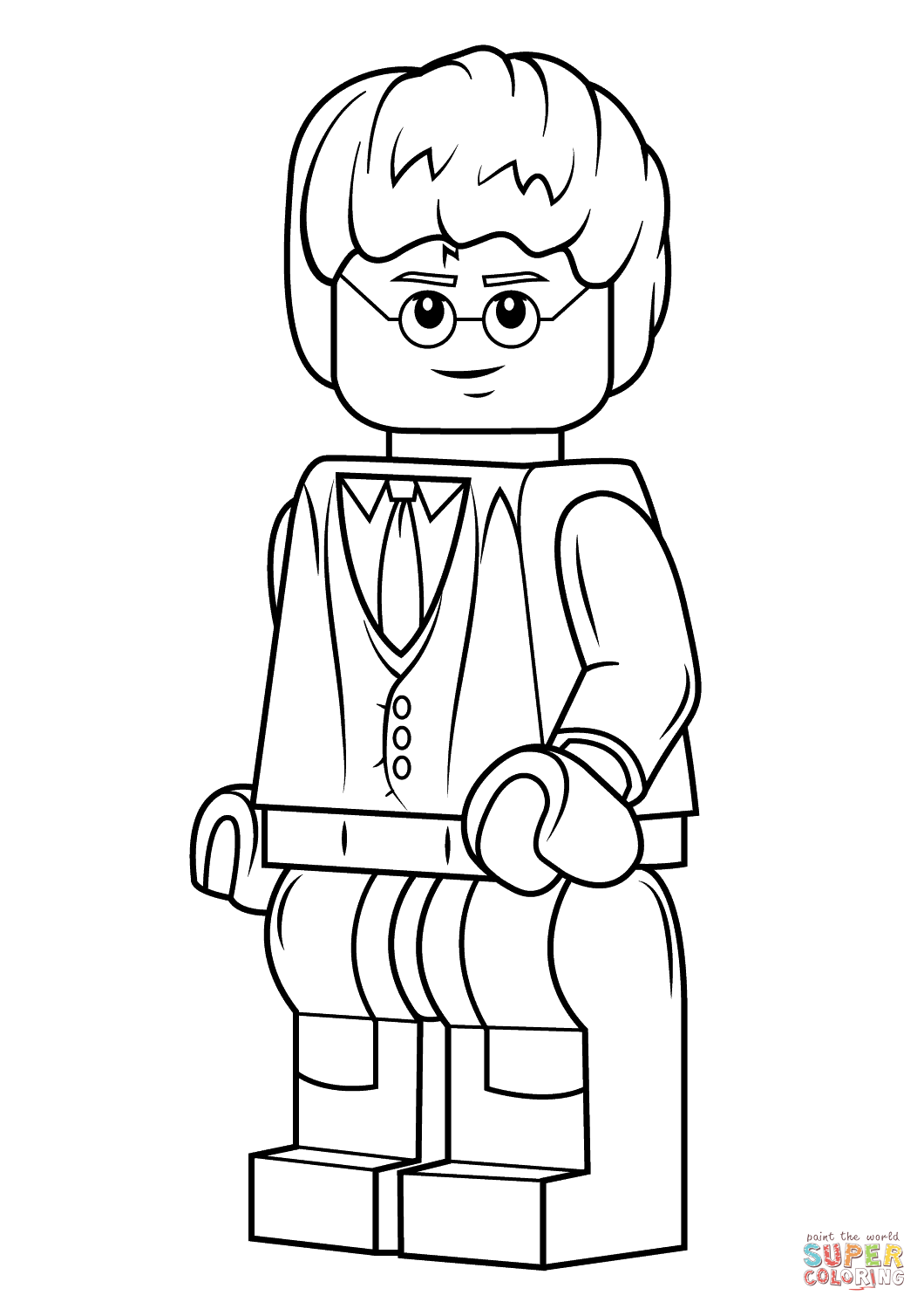 Lego Harry Potter coloring page | Free Printable Coloring Pages