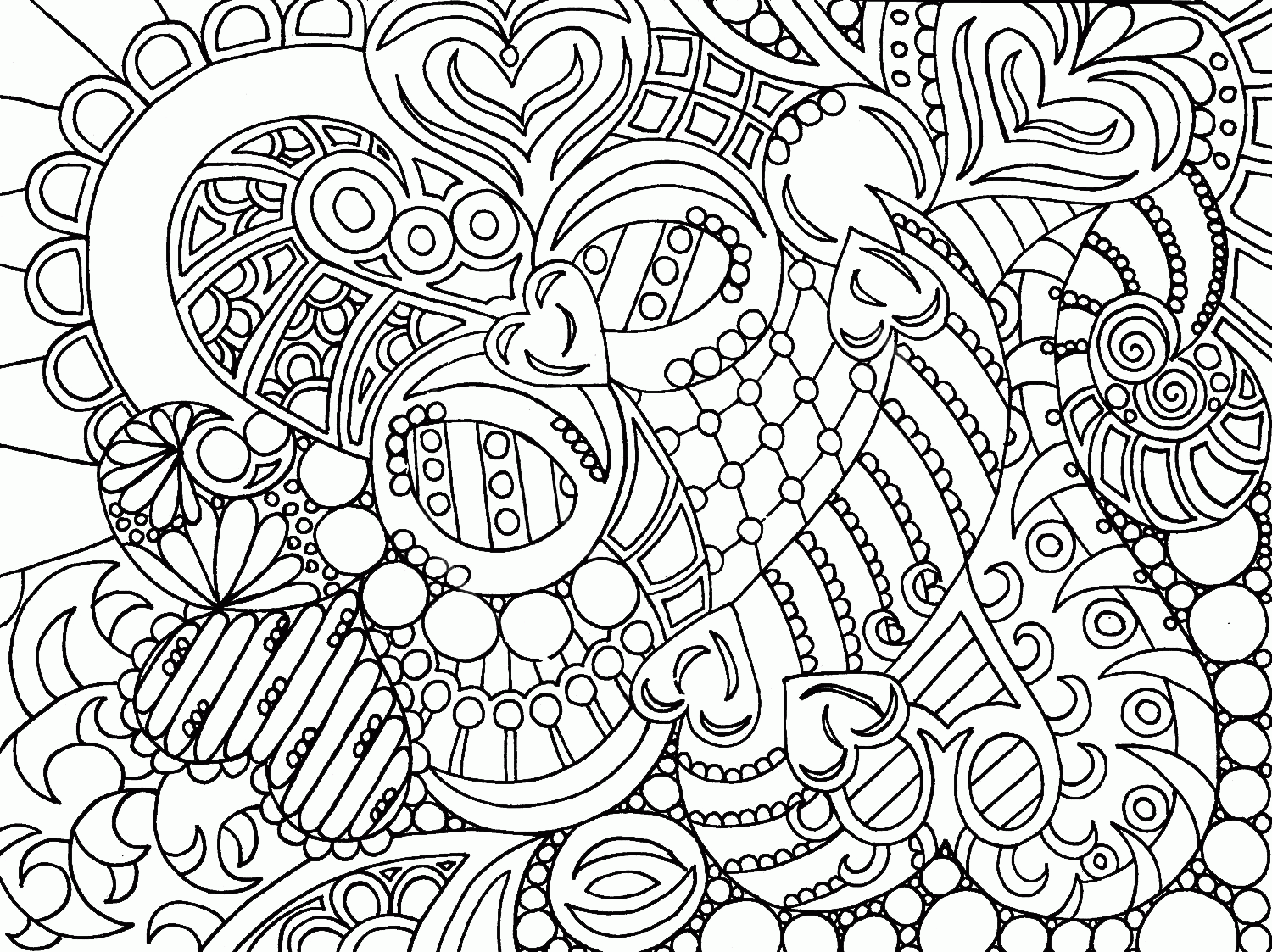 Printable For Adults Only - Coloring Pages for Kids and for Adults
