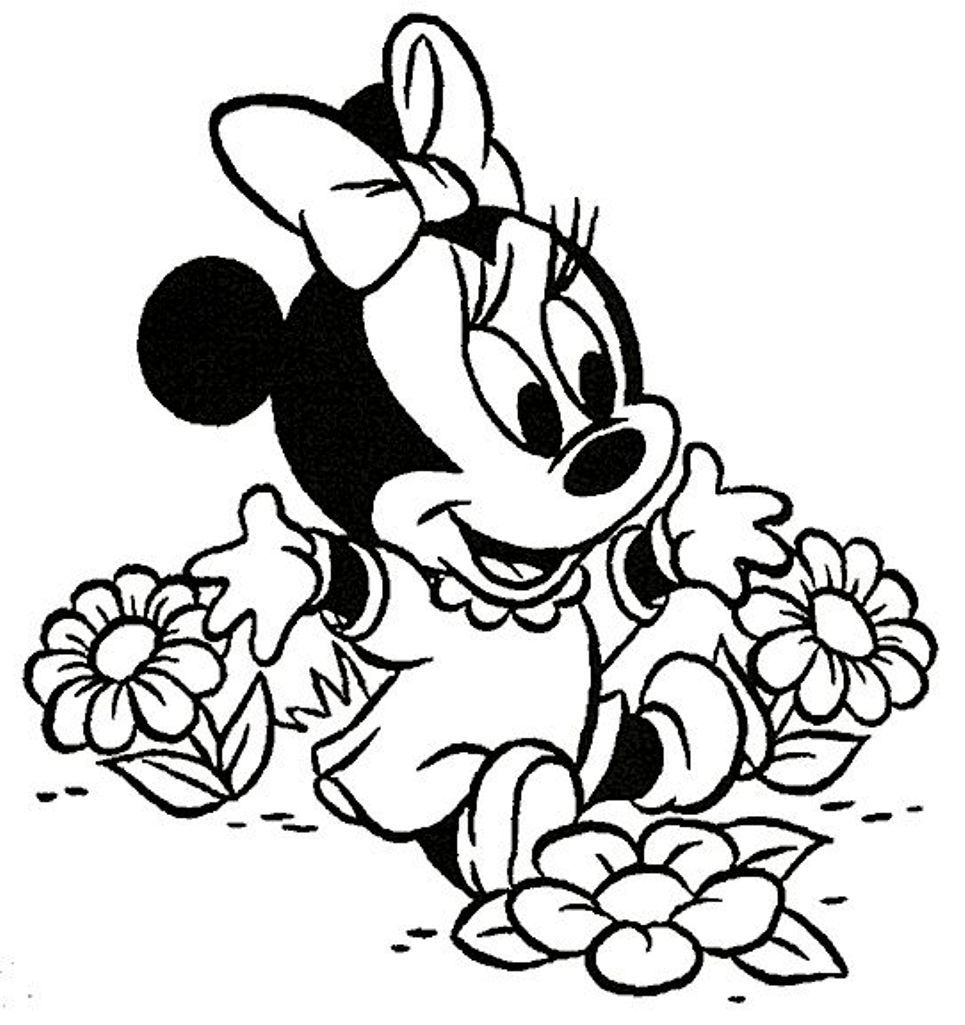 Baby Daisy Duck - Coloring Pages for Kids and for Adults