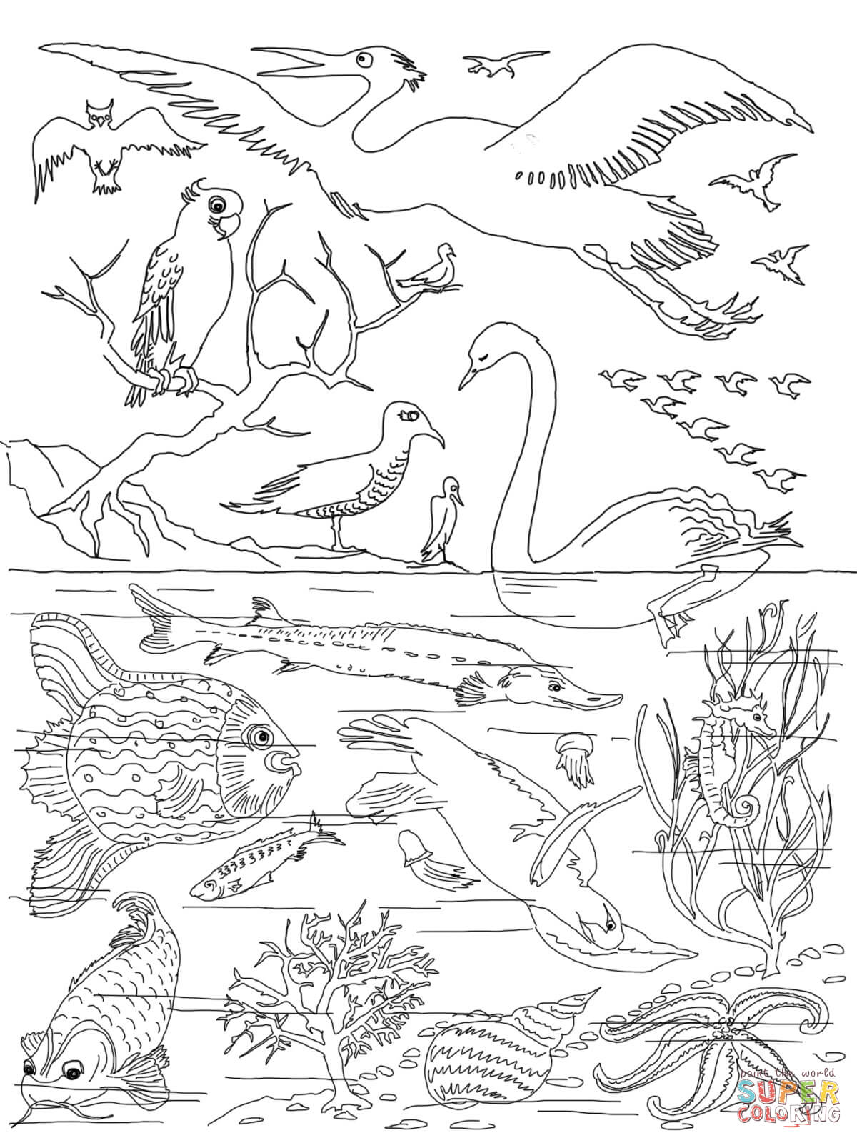 Creation Story coloring pages | Free Coloring Pages