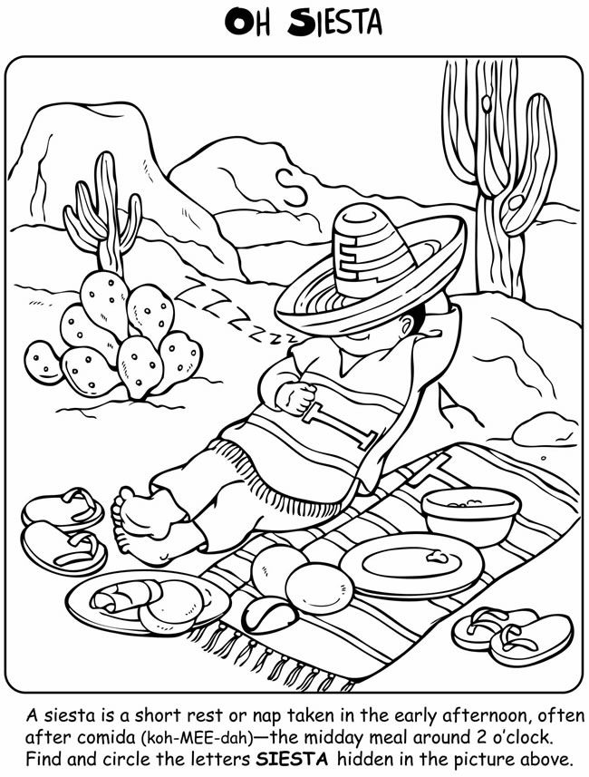 16 De Septiembre Coloring Page