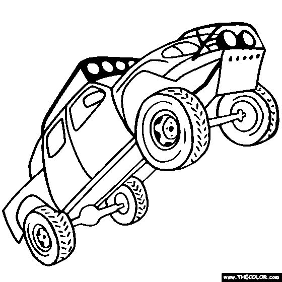 Baja 1000 Racing Truck Online Coloring Page | Truck coloring pages, Offroad  vehicles, Online coloring pages