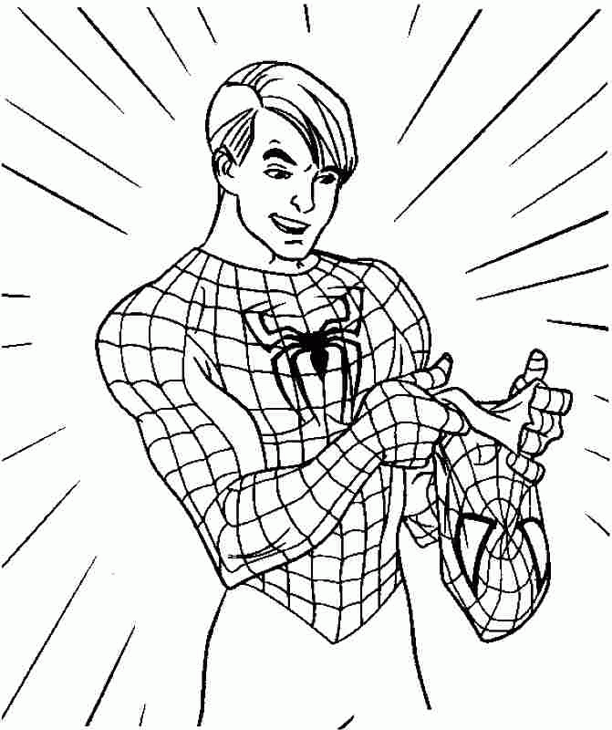 spiderman colouring pages mask off - Clip Art Library