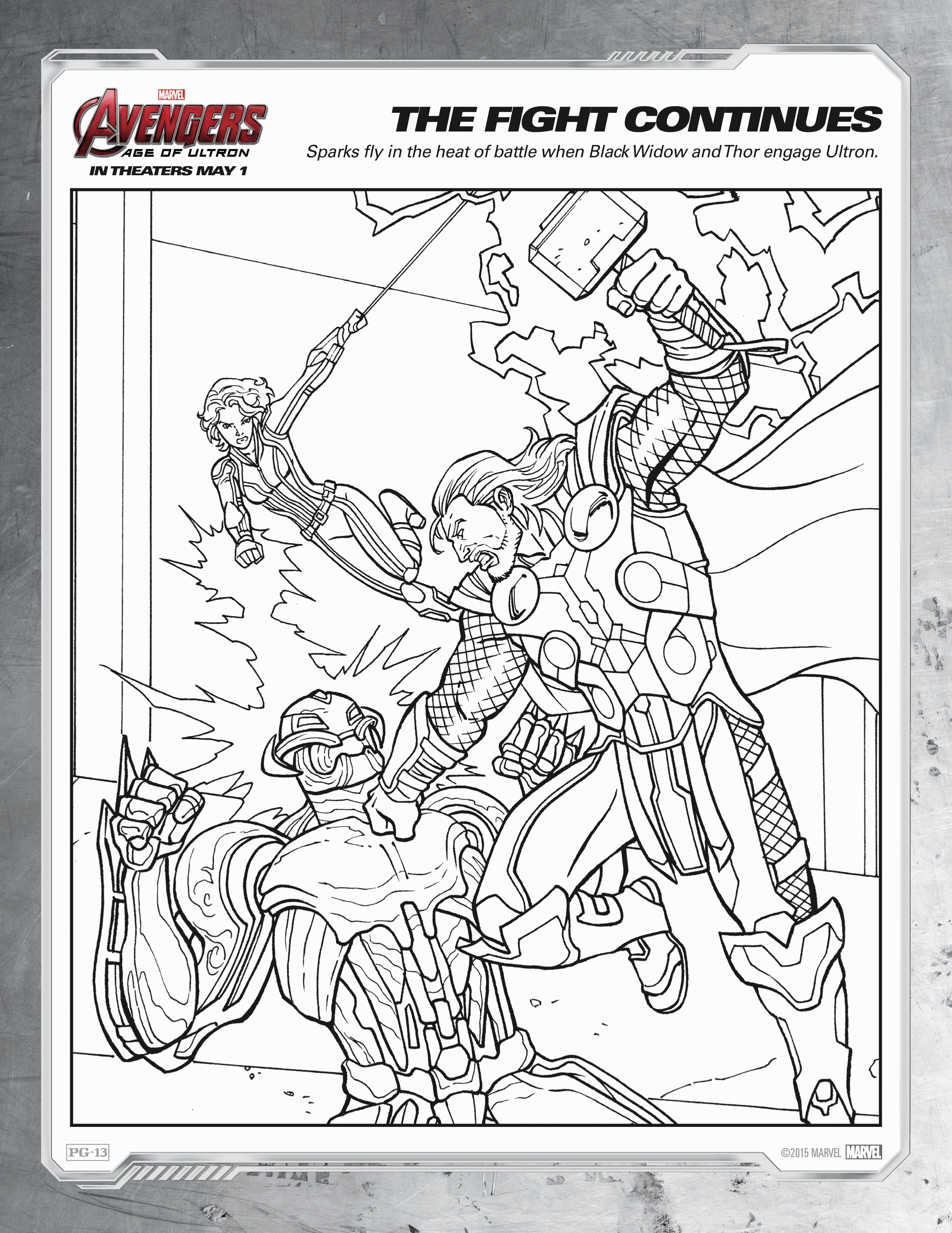 Ultimate Collection AVENGERS: AGE OF ULTRON Coloring Pages