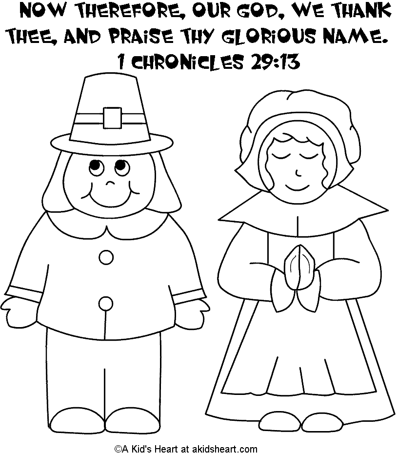 Christian Thanksgiving - Coloring Pages for Kids and for Adults